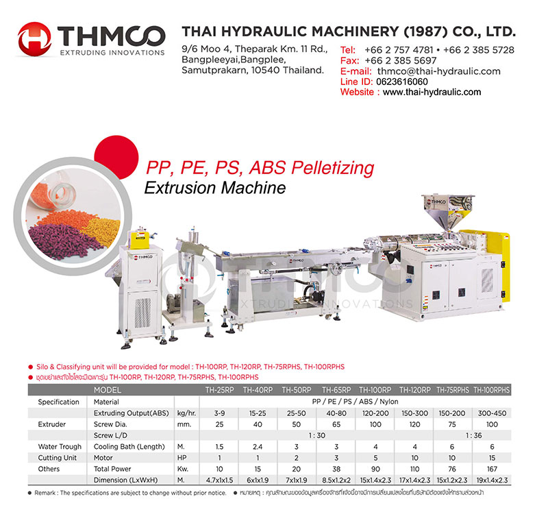 Plastic Pelletizing EXTRUSION MACHINE