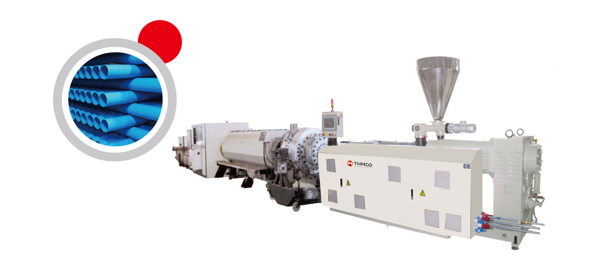 PVC Pipe Twin Screw Extrusion Line