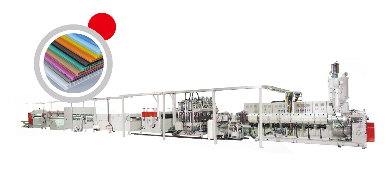 PP Hollow Sheet Extrusion Machine